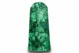 Tall Polished Malachite Tower - DR Congo #321147-1